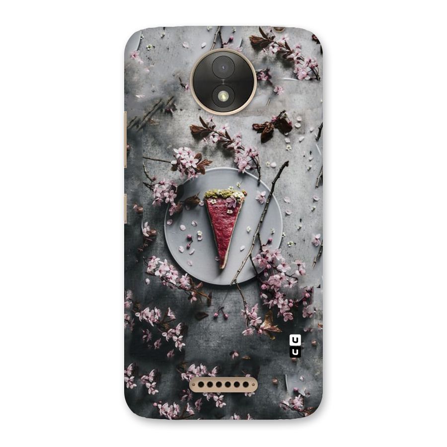 Pastry Florals Back Case for Moto C Plus