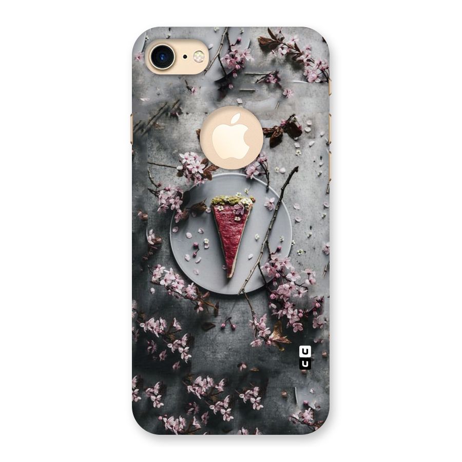 Pastry Florals Back Case for iPhone 7 Logo Cut