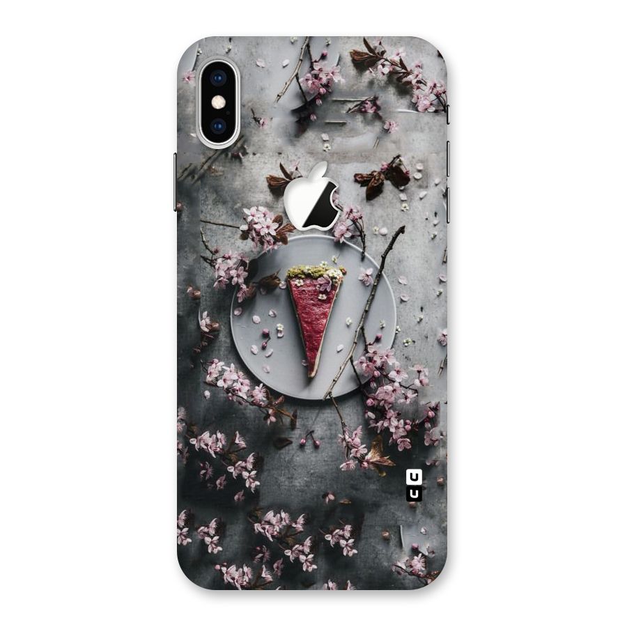 Pastry Florals Back Case for iPhone XS Max Apple Cut