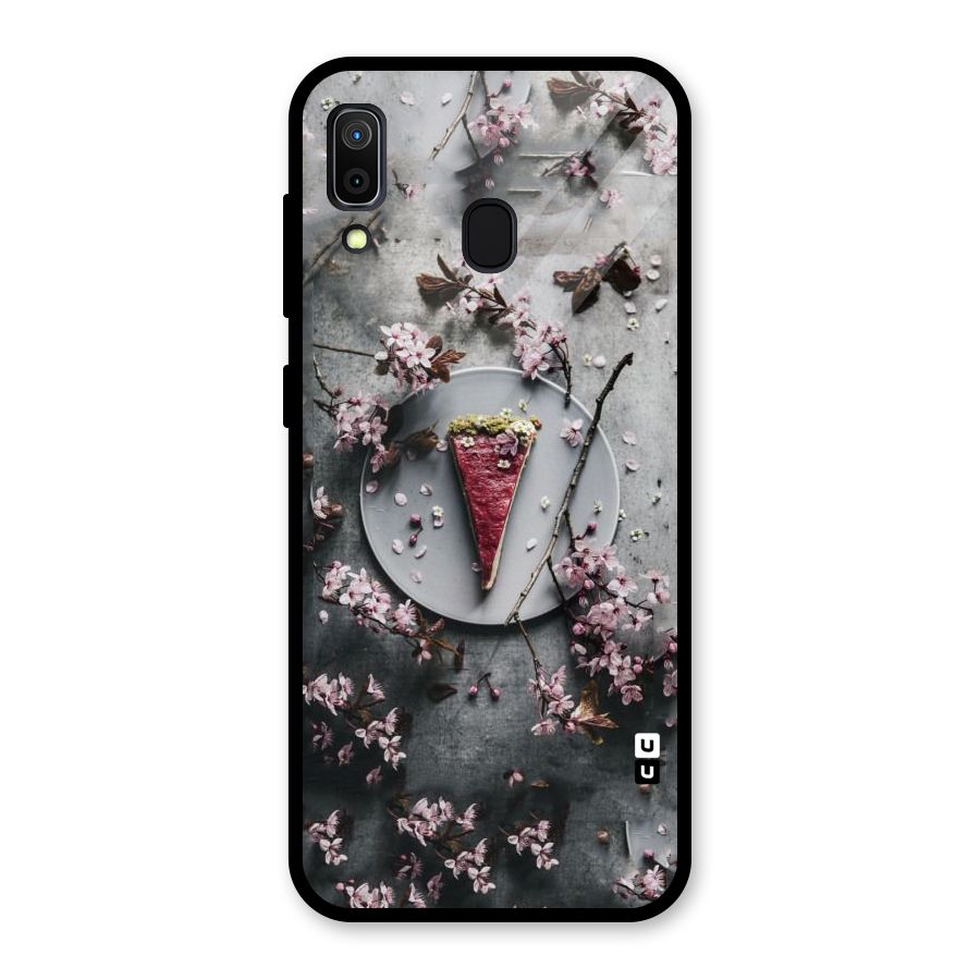 Pastry Florals Glass Back Case for Galaxy A30