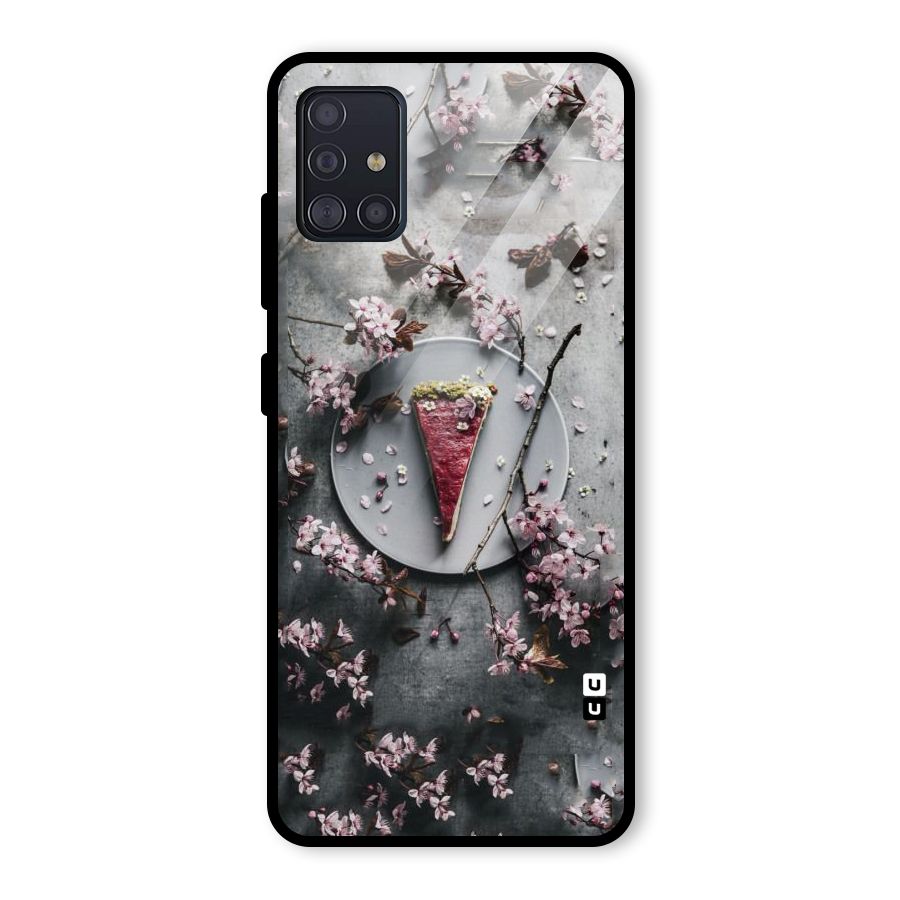 Pastry Florals Glass Back Case for Galaxy A51