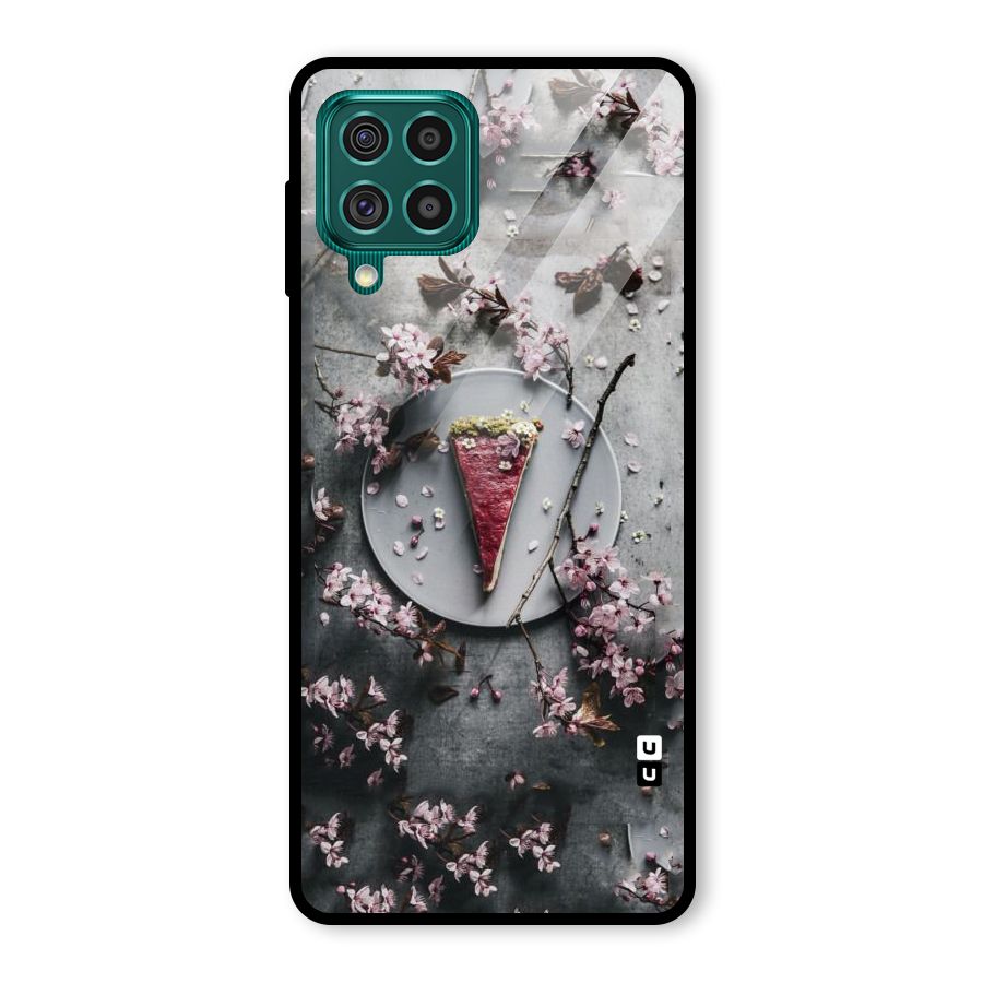 Pastry Florals Glass Back Case for Galaxy F62
