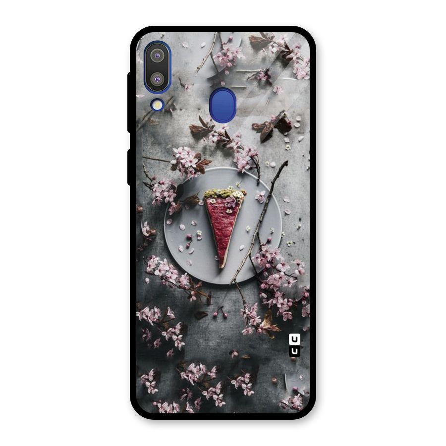 Pastry Florals Glass Back Case for Galaxy M20