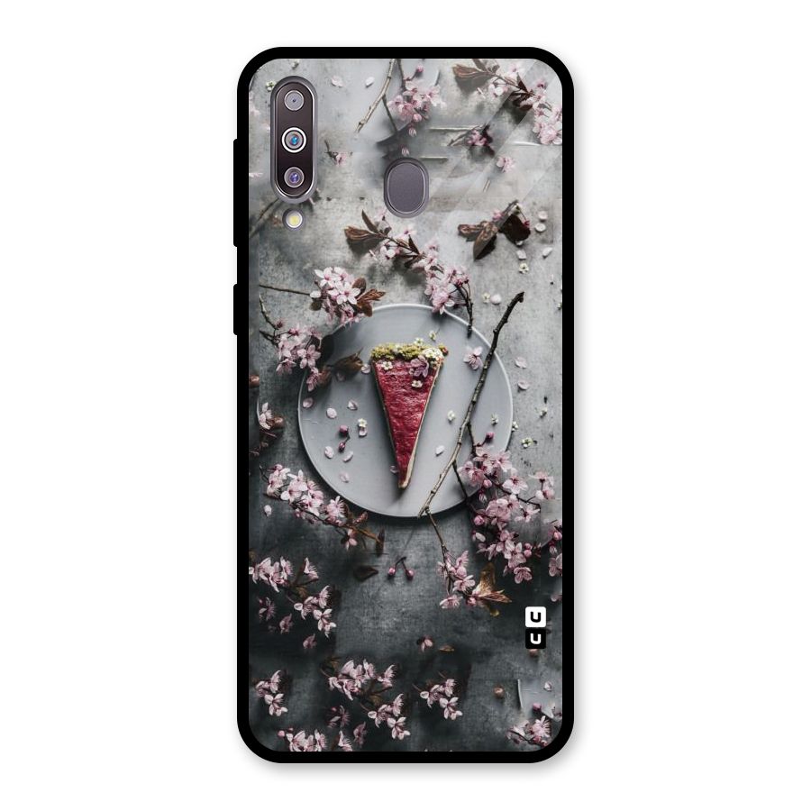 Pastry Florals Glass Back Case for Galaxy M30