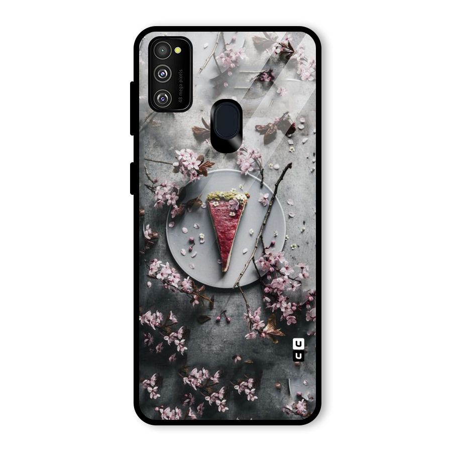 Pastry Florals Glass Back Case for Galaxy M30s