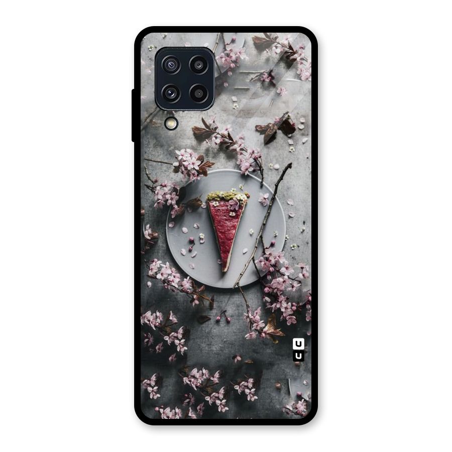 Pastry Florals Glass Back Case for Galaxy M32