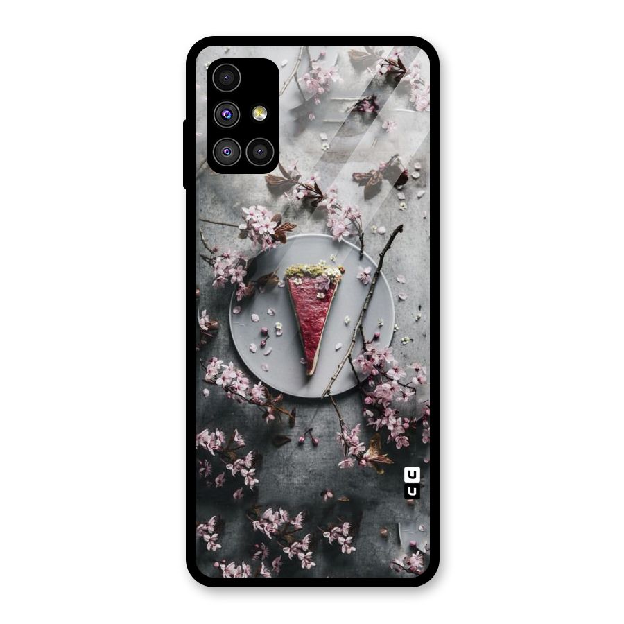 Pastry Florals Glass Back Case for Galaxy M51