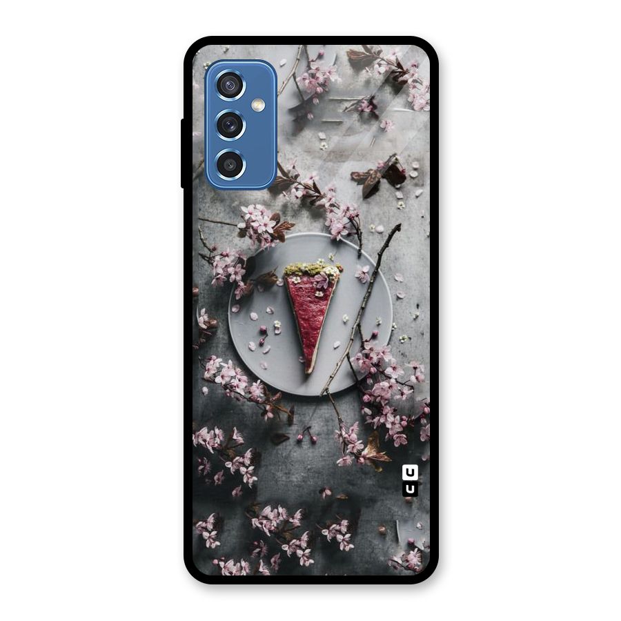Pastry Florals Glass Back Case for Galaxy M52 5G