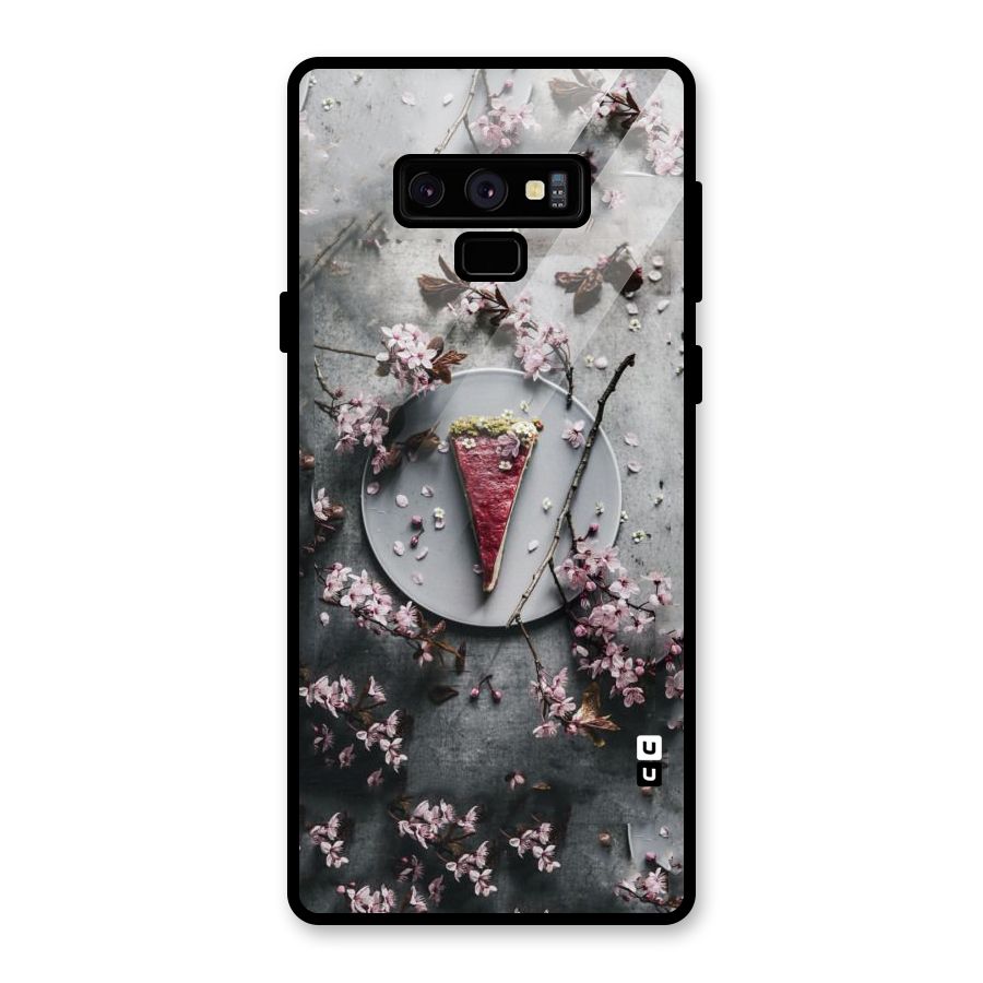 Pastry Florals Glass Back Case for Galaxy Note 9