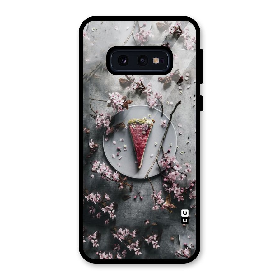 Pastry Florals Glass Back Case for Galaxy S10e