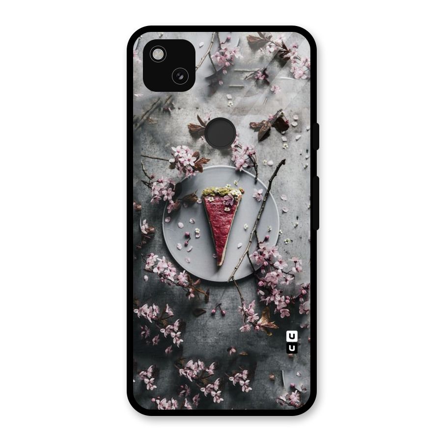 Pastry Florals Glass Back Case for Google Pixel 4a