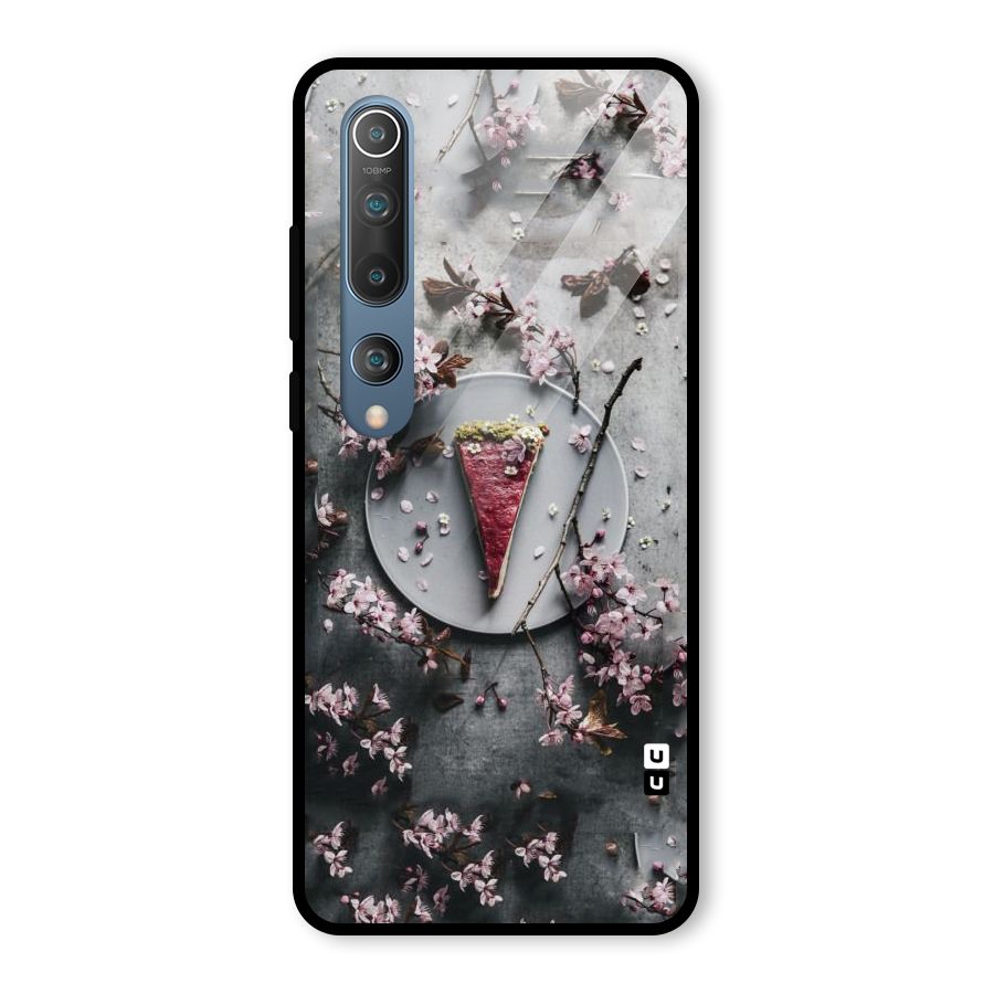 Pastry Florals Glass Back Case for Mi 10