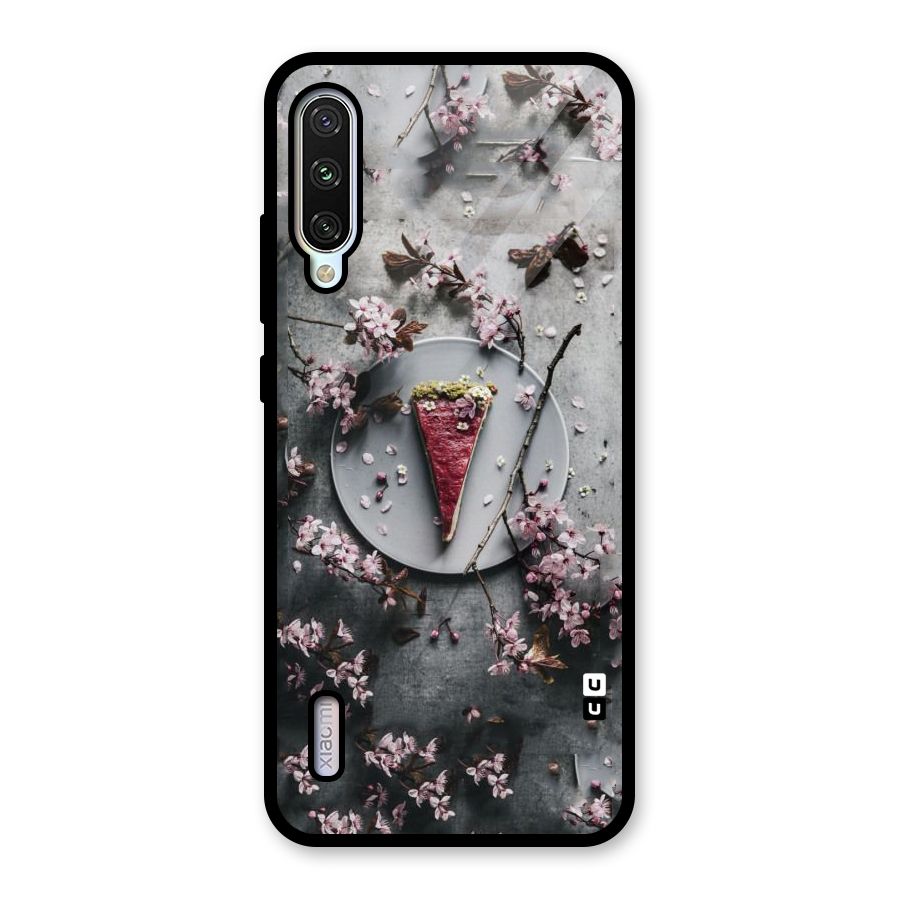 Pastry Florals Glass Back Case for Mi A3
