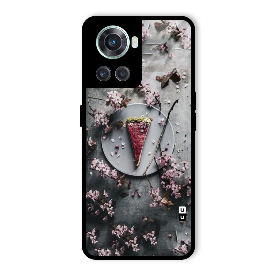 Pastry Florals Glass Back Case for OnePlus 10R