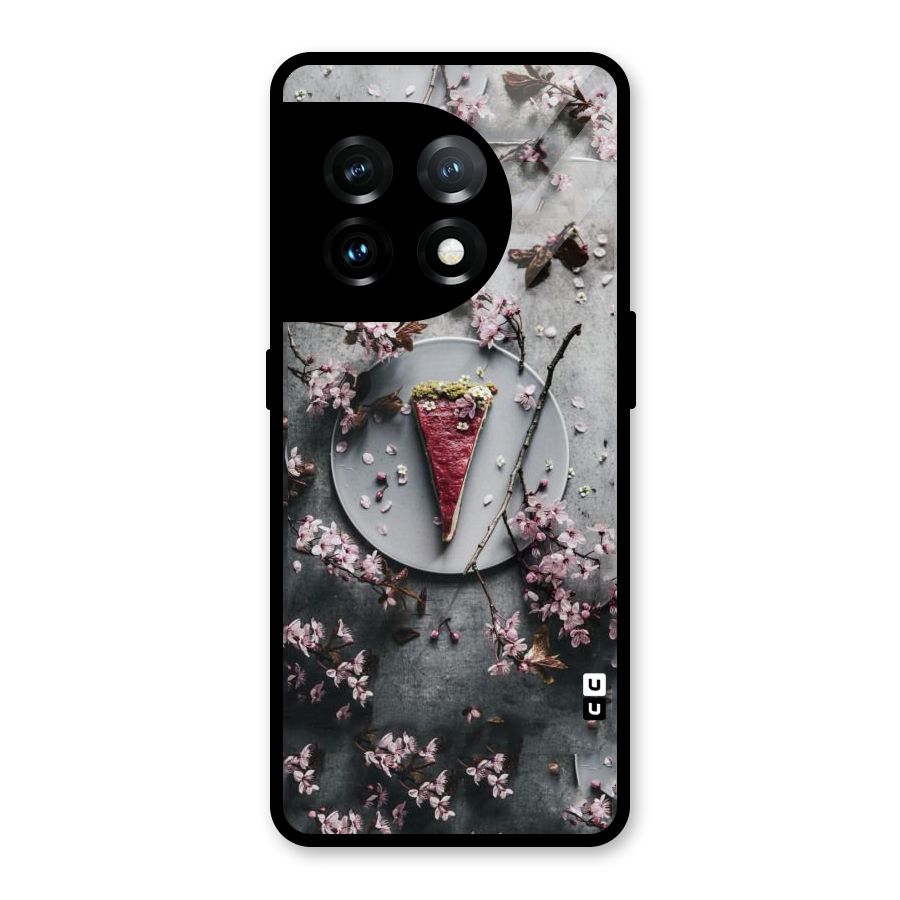 Pastry Florals Glass Back Case for OnePlus 11