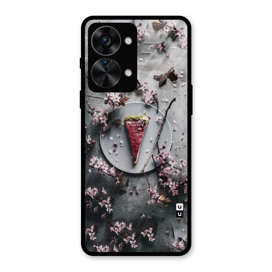 Pastry Florals Glass Back Case for OnePlus Nord 2T