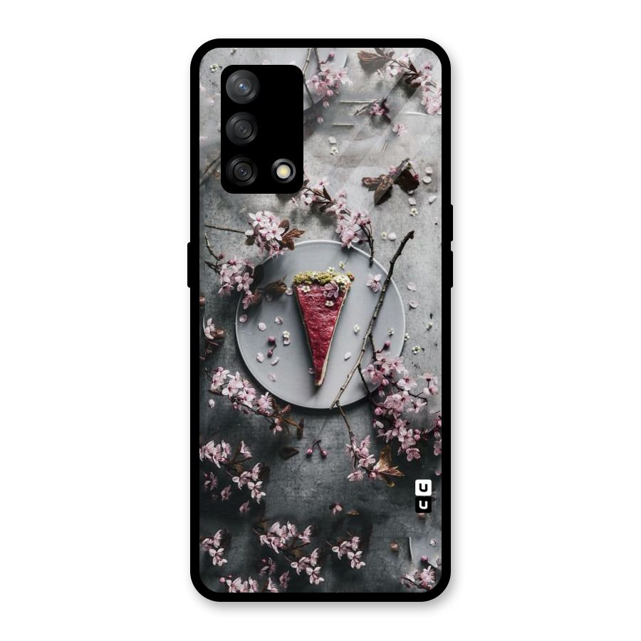 Pastry Florals Glass Back Case for Oppo F19