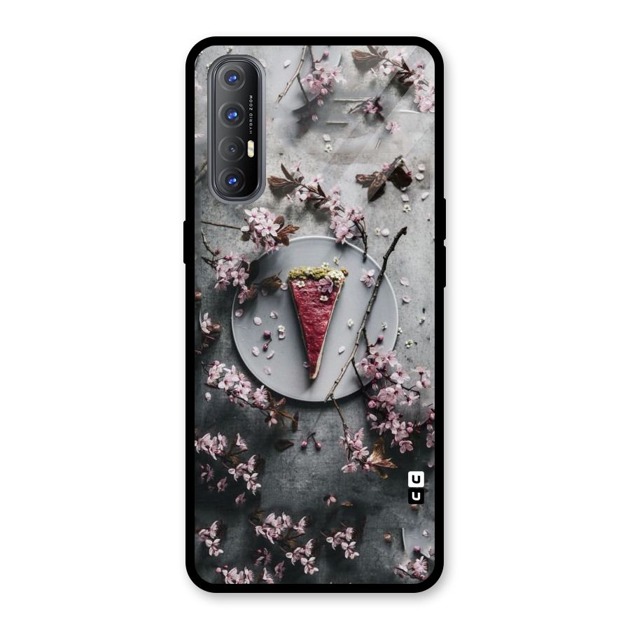 Pastry Florals Glass Back Case for Oppo Reno3 Pro