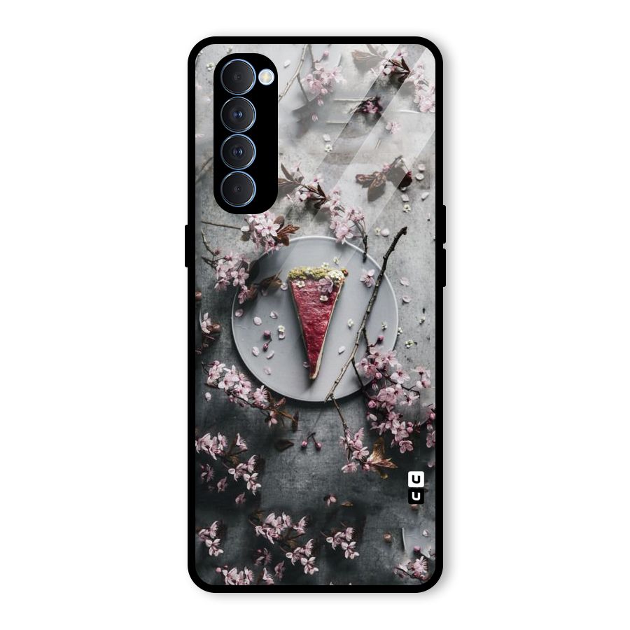 Pastry Florals Glass Back Case for Oppo Reno4 Pro