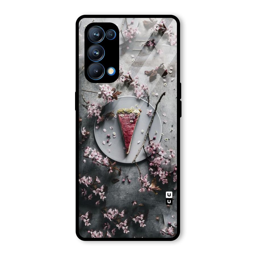 Pastry Florals Glass Back Case for Oppo Reno5 Pro 5G