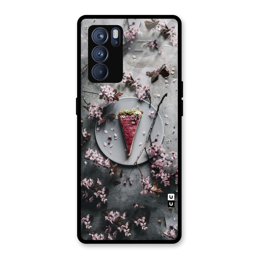 Pastry Florals Glass Back Case for Oppo Reno6 Pro 5G