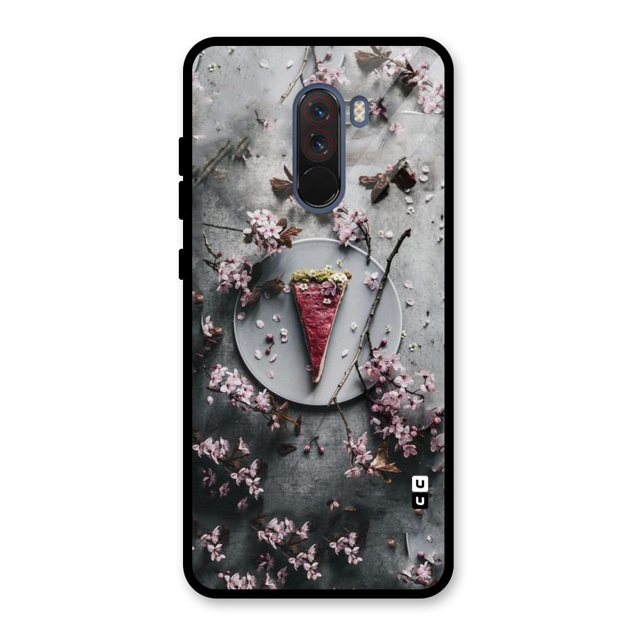 Pastry Florals Glass Back Case for Poco F1