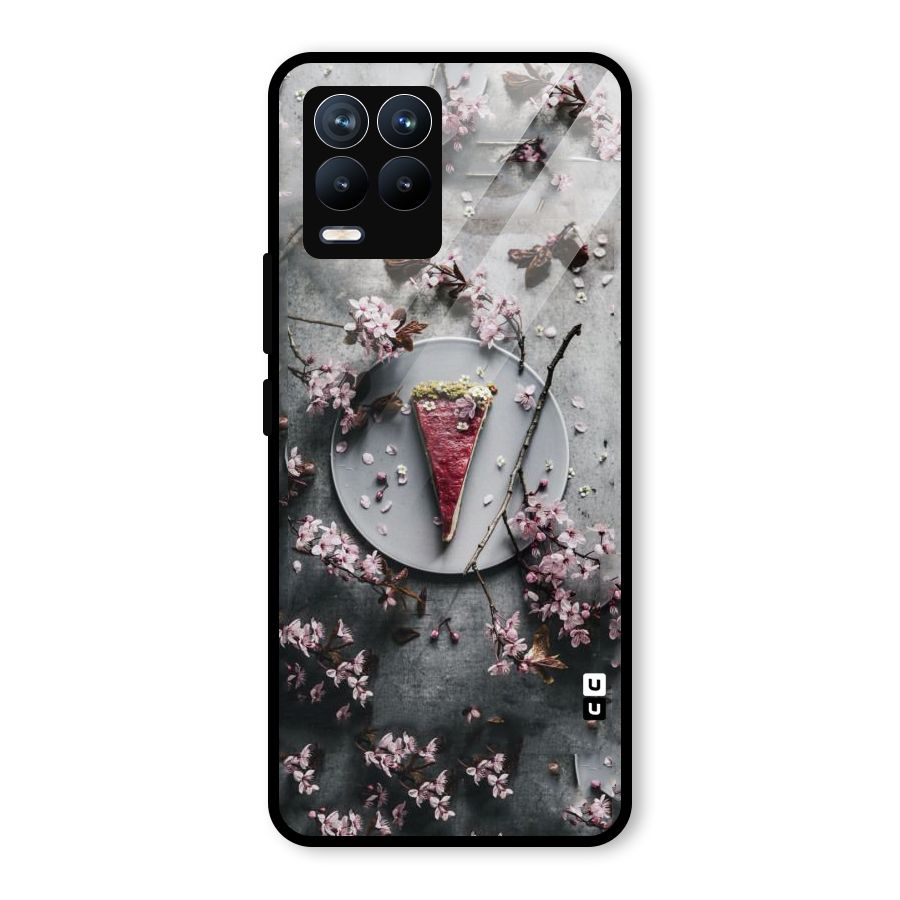 Pastry Florals Glass Back Case for Realme 8 Pro