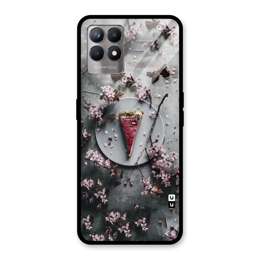 Pastry Florals Glass Back Case for Realme Narzo 50