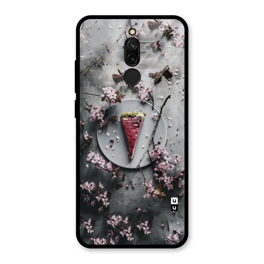 Pastry Florals Glass Back Case for Redmi 8