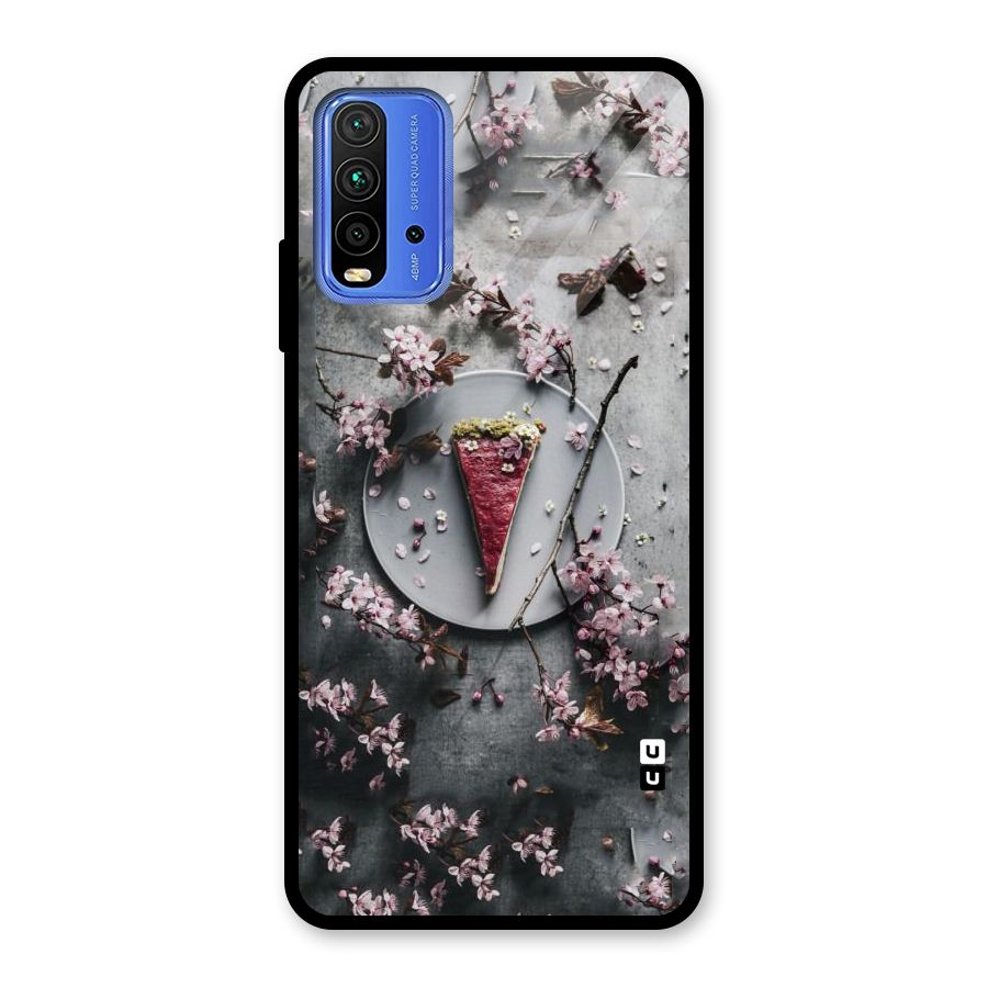Pastry Florals Glass Back Case for Redmi 9 Power