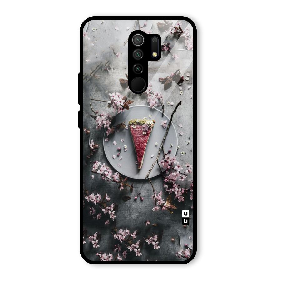 Pastry Florals Glass Back Case for Redmi 9 Prime