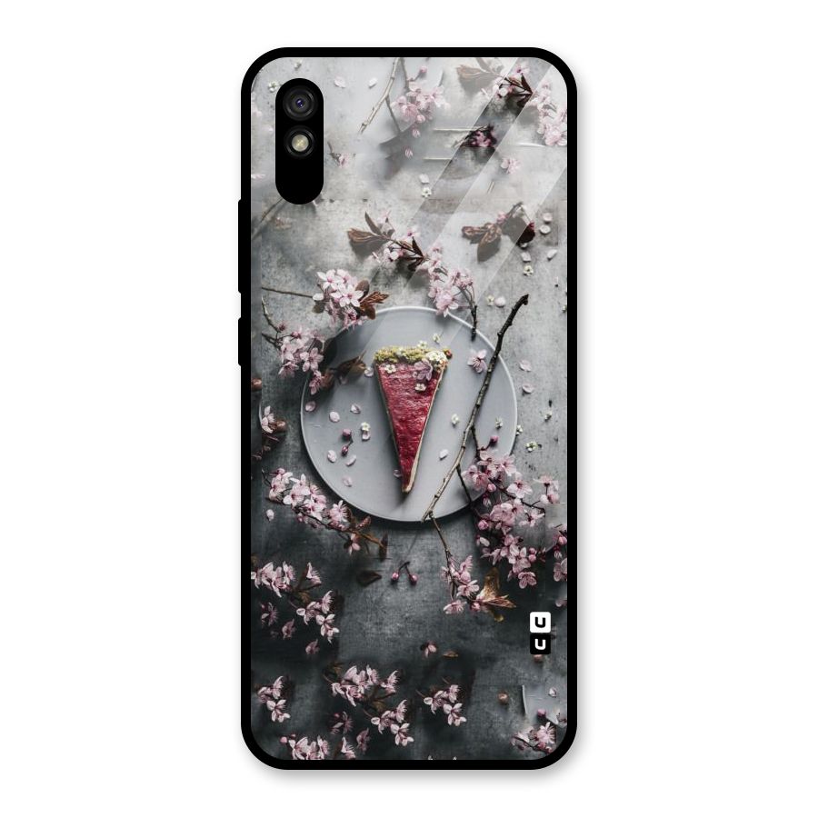 Pastry Florals Glass Back Case for Redmi 9i