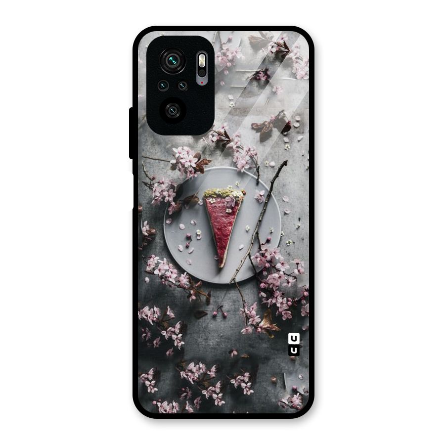 Pastry Florals Glass Back Case for Redmi Note 10S