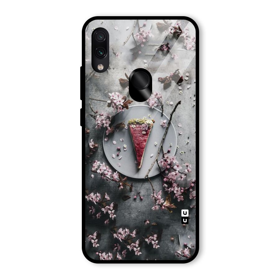 Pastry Florals Glass Back Case for Redmi Note 7 Pro