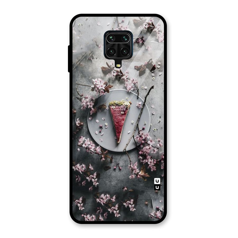 Pastry Florals Glass Back Case for Redmi Note 9 Pro Max