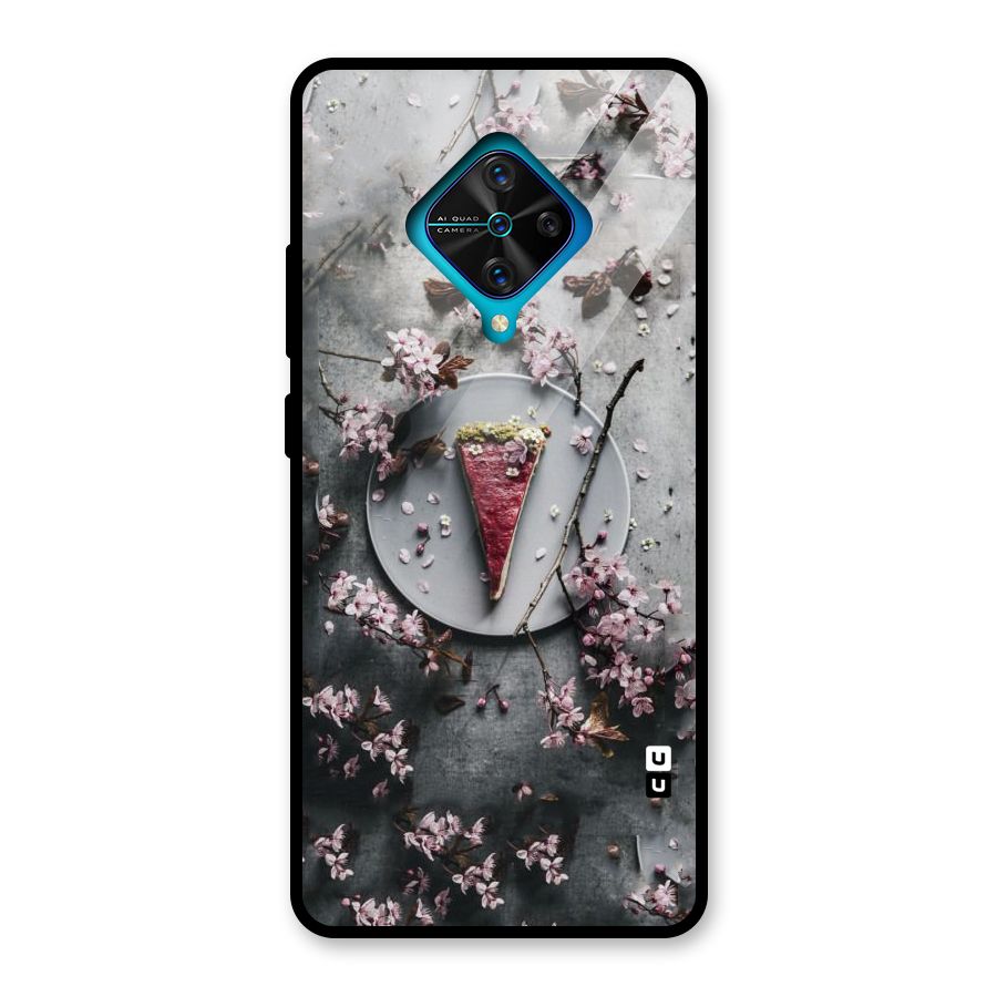 Pastry Florals Glass Back Case for Vivo S1 Pro