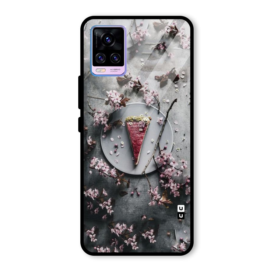 Pastry Florals Glass Back Case for Vivo V20 Pro