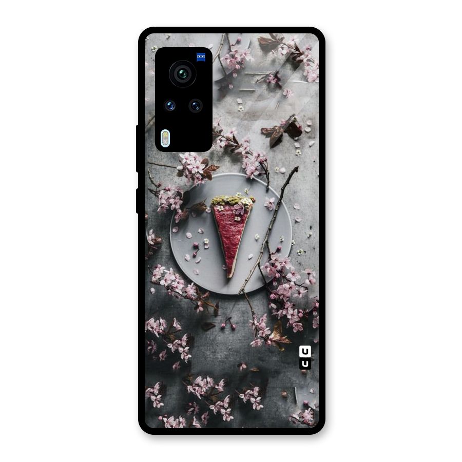 Pastry Florals Glass Back Case for Vivo X60 Pro