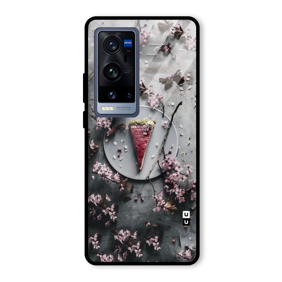Pastry Florals Glass Back Case for Vivo X60 Pro Plus
