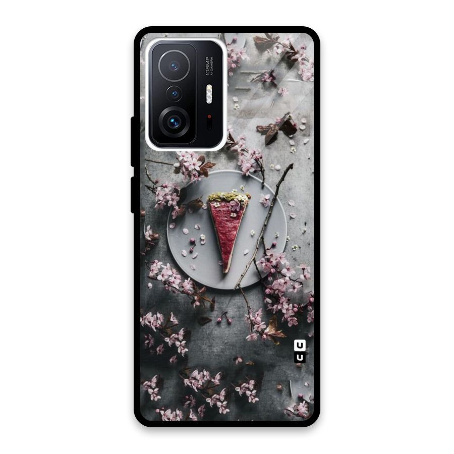 Pastry Florals Glass Back Case for Xiaomi 11T Pro
