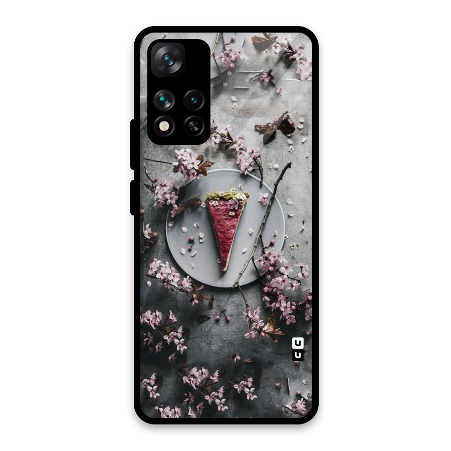 Pastry Florals Glass Back Case for Xiaomi 11i HyperCharge 5G