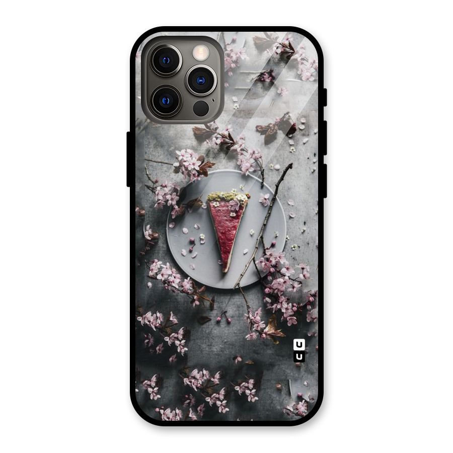Pastry Florals Glass Back Case for iPhone 12 Pro