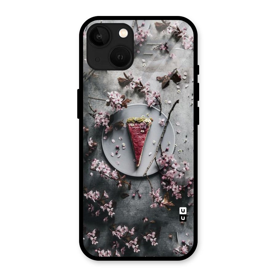 Pastry Florals Glass Back Case for iPhone 13