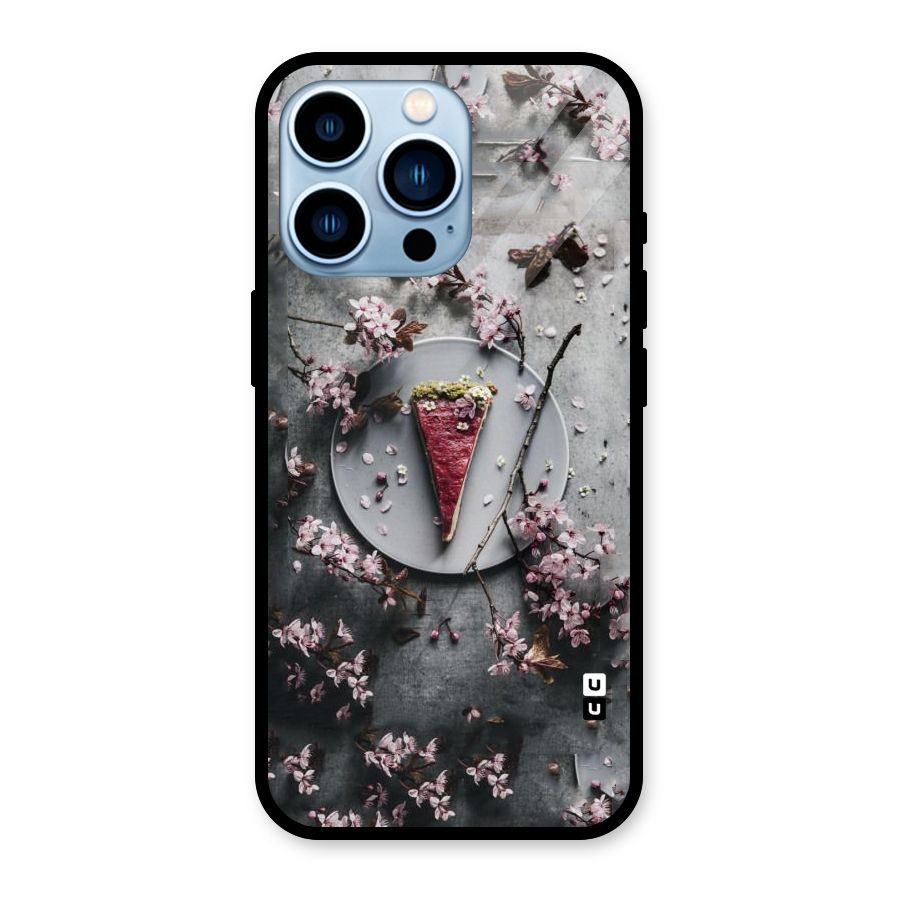 Pastry Florals Glass Back Case for iPhone 13 Pro