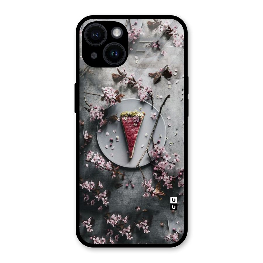 Pastry Florals Glass Back Case for iPhone 14