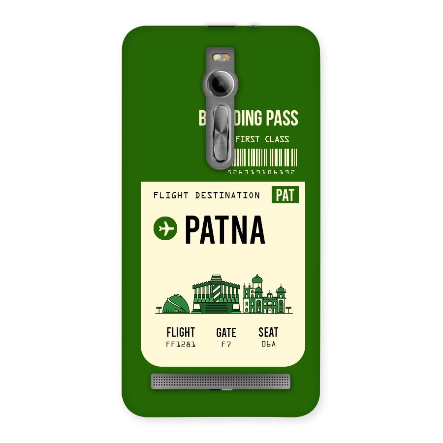 Patna Boarding Pass Back Case for Asus Zenfone 2
