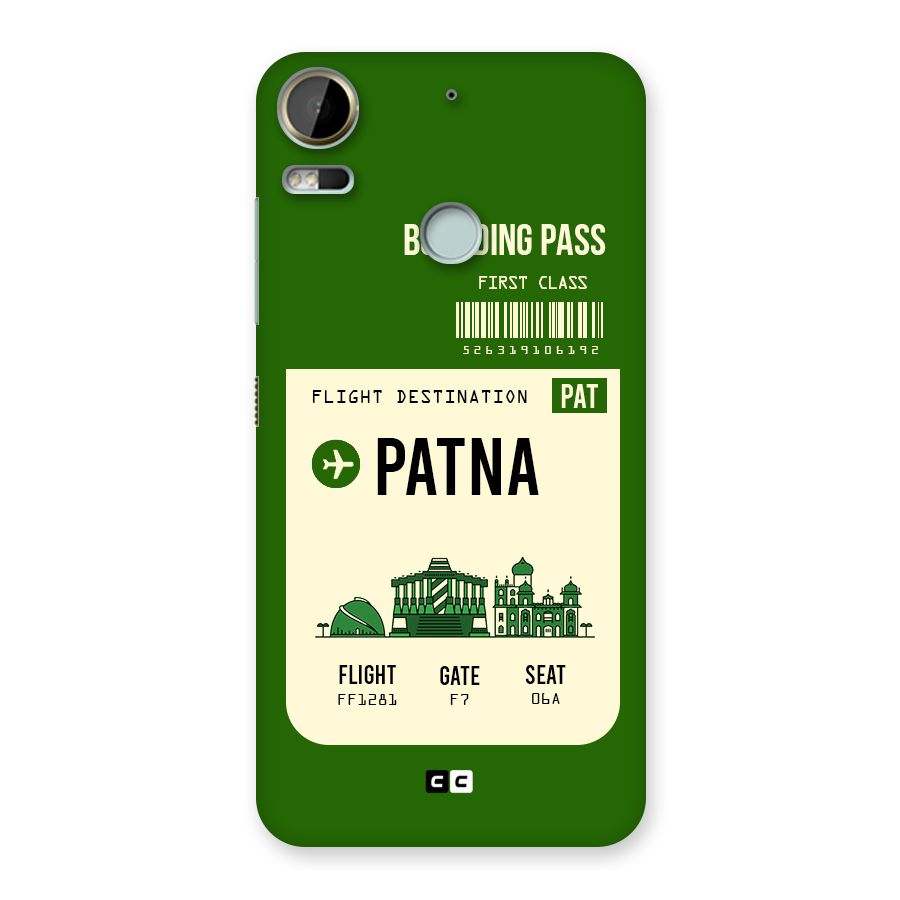 Patna Boarding Pass Back Case for Desire 10 Pro