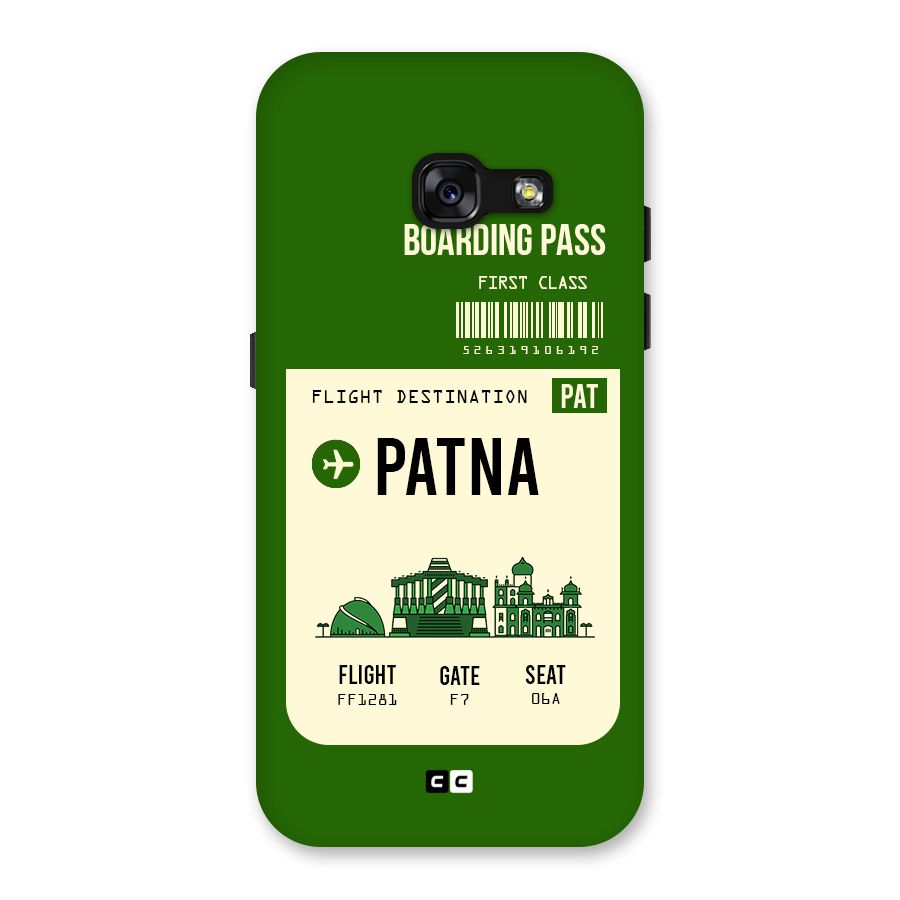 Patna Boarding Pass Back Case for Galaxy A3 (2017)