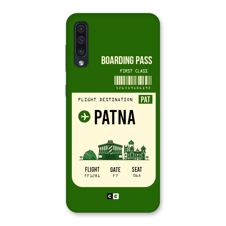Patna Boarding Pass Back Case for Galaxy A50