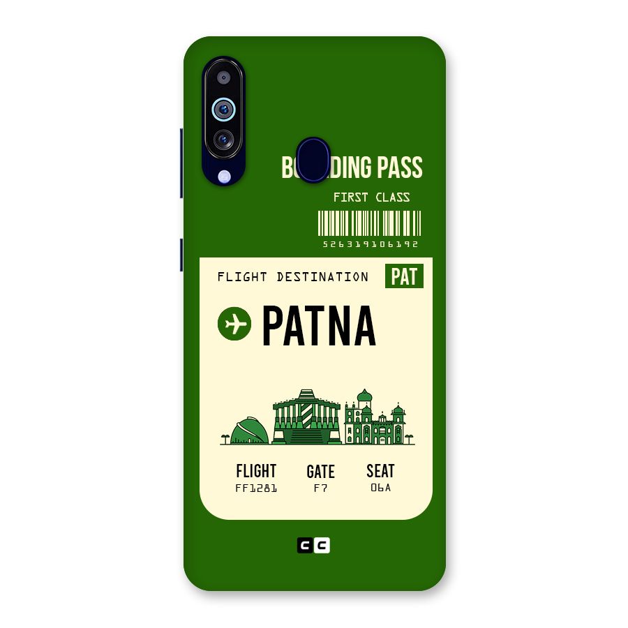 Patna Boarding Pass Back Case for Galaxy A60